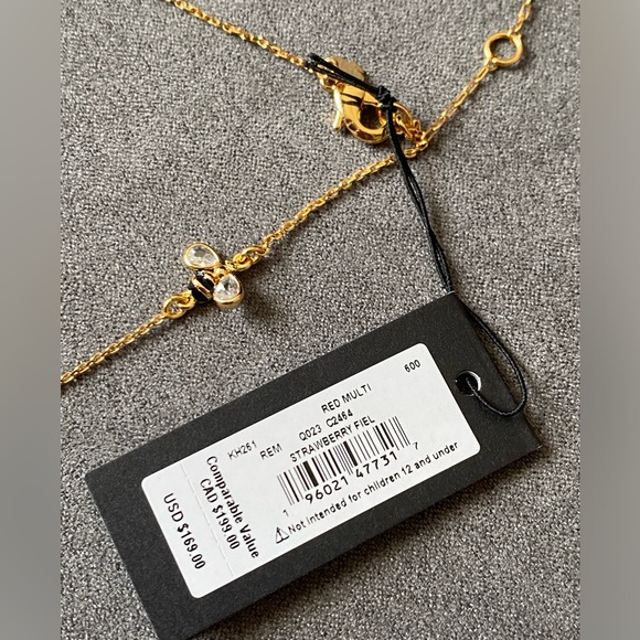 Kate Spade Strawberry Fields Statement Necklace NWT - Picture 5 of 5
